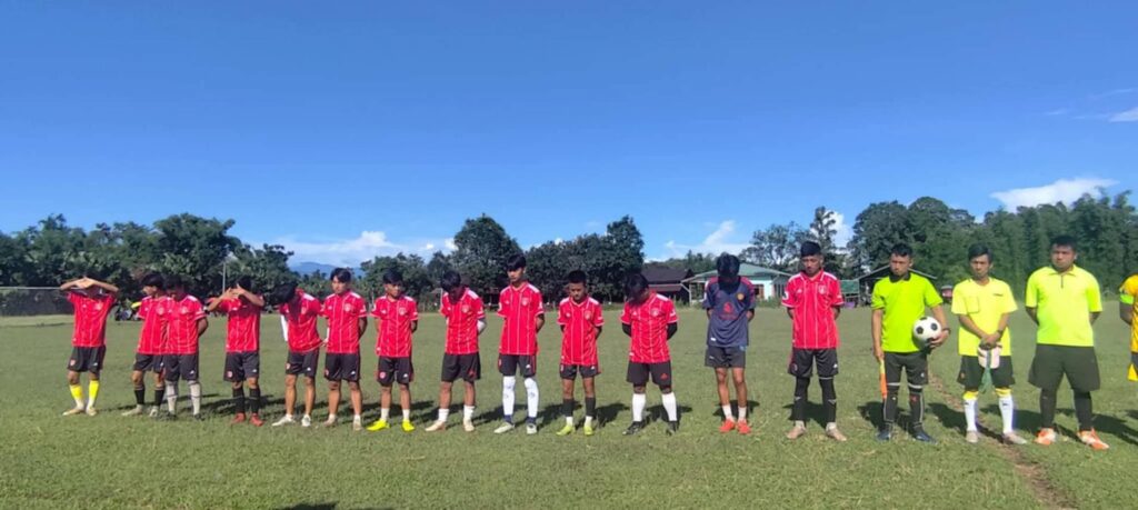 ခေါင်လန်ဖူး(ဌာနေ)ပြည်သူ့စစ်အဖွဲ့၊ ပြည်သူ့ဆက်ဆံရေးဌာန မှ ဒုတ္တန်ရပ်ကွက်တွင် ဘောလုံးပြိုင်ပွဲကျင်းပခဲ့ကြောင်း