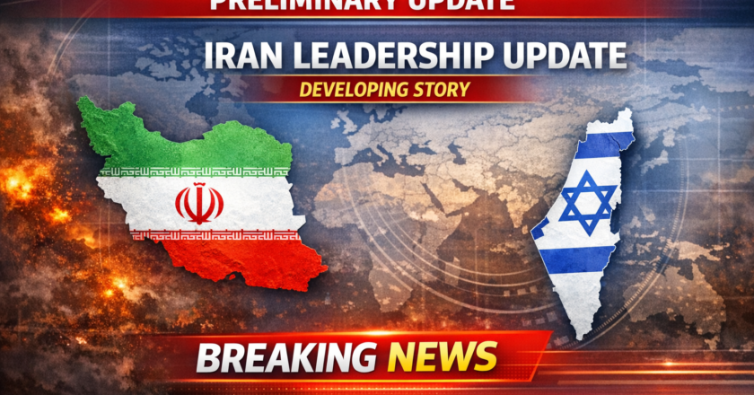 ခေါင်းစဉ် (Headline)အီရန်အထွတ်အထိပ်ခေါင်းဆောင် အယာတိုလာ အလီ ခါမီနီ သေဆုံးကြောင်း အီရန်နိုင်ငံပိုင်မီဒီယာများ ထုတ်ပြန် — ဒေသတွင်းတင်းမာမှု မြင့်တက်